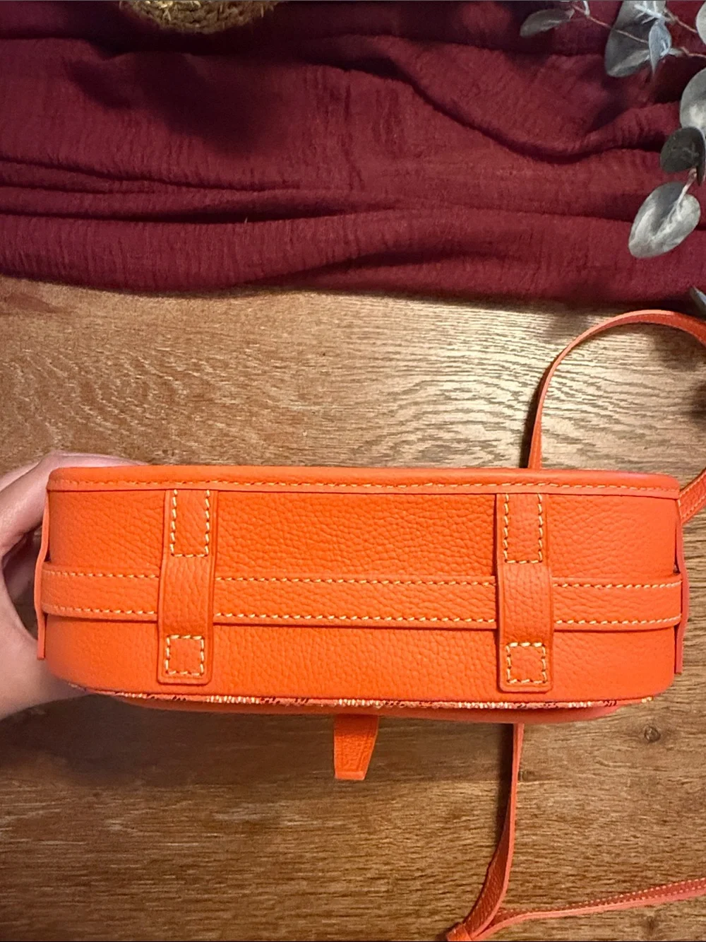 Goyard Orange Signature Chevron Crossbody - Picture 3 of 5